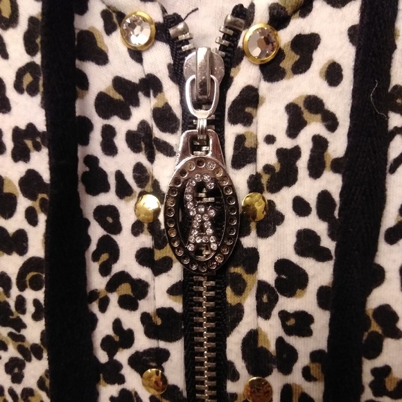 ChristineAlexander bling cheetah hoodie - Picture 6 of 7